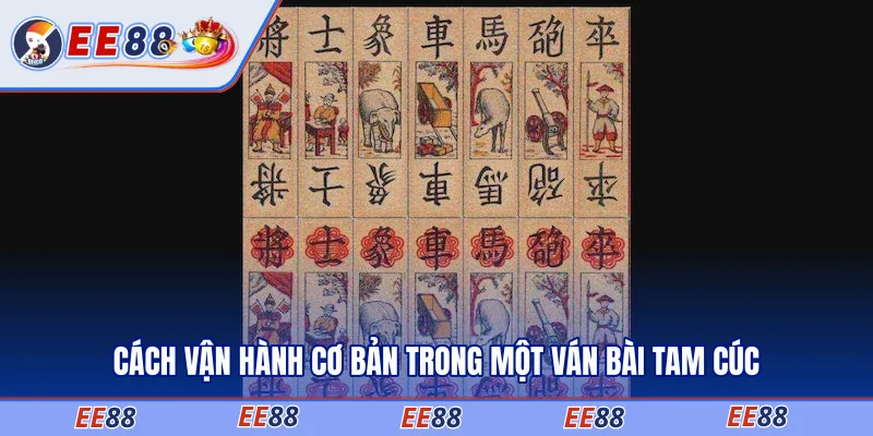 Cách vận hành cơ bản trong một ván bài tam cúc